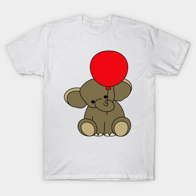 Cute Baby Elephant T-Shirt by GR-ART